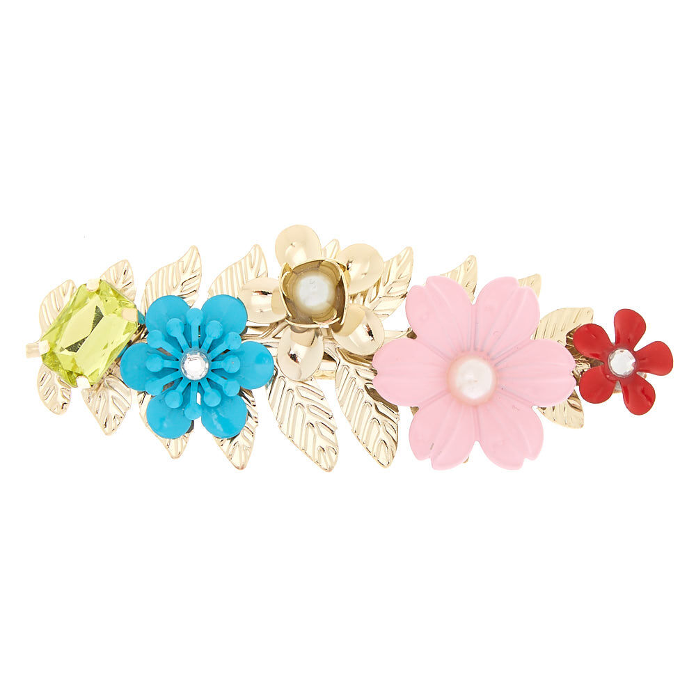 floral hair barrette