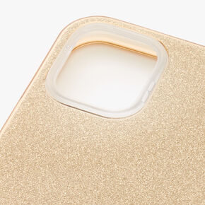 Gold Glitter Protective Phone Case - Fits iPhone&reg; 12 Mini,