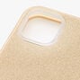 Gold Glitter Protective Phone Case - Fits iPhone&reg; 12 Mini,