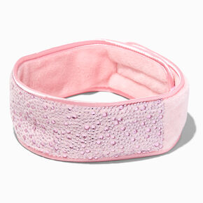 Pink Mega Bling Makeup Headwrap,