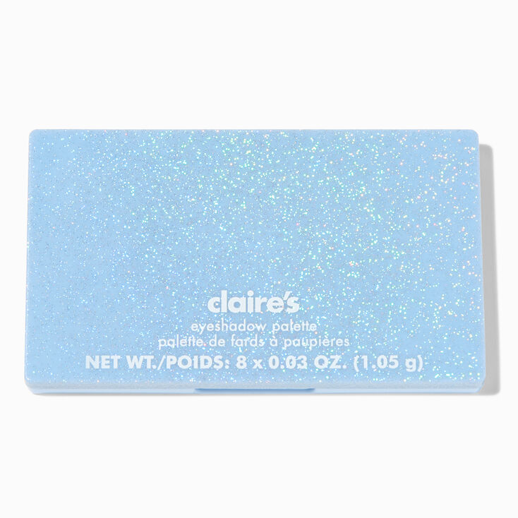 Blue Glitter Eyeshadow Palette,