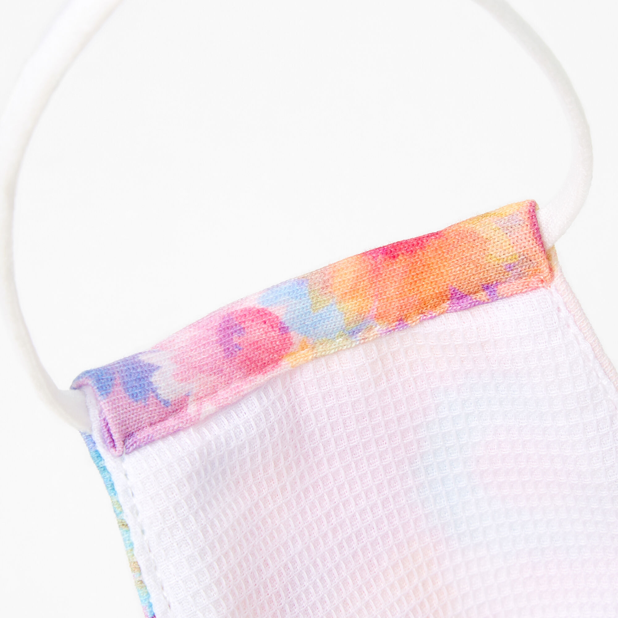 Cotton Rainbow Daisies Face Mask - Adult,