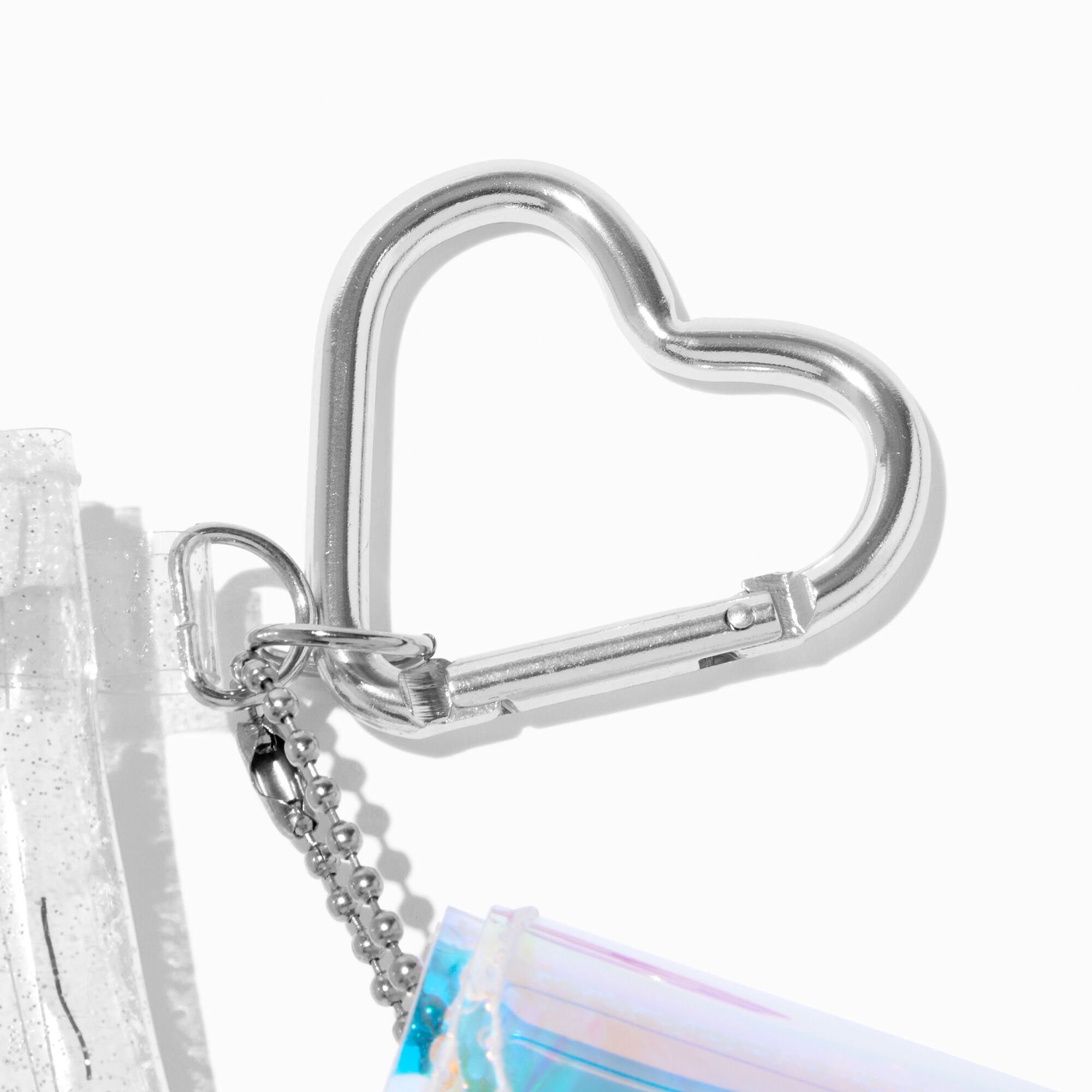 White & Teal Clear Coin Purse Set - 2 Pack,