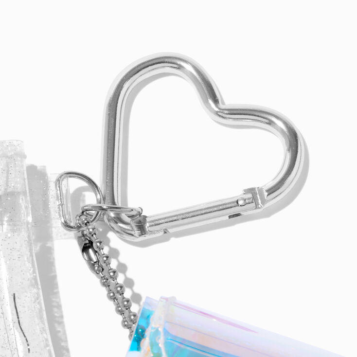 White &amp; Teal Clear Coin Purse Set - 2 Pack,