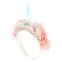 Light Up Unicorn Flower Birthday Headband,