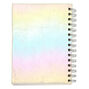 Iridescent Unicorn Notebook - White,