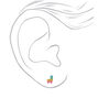 Rainbow Llamacorn Stud Earrings,