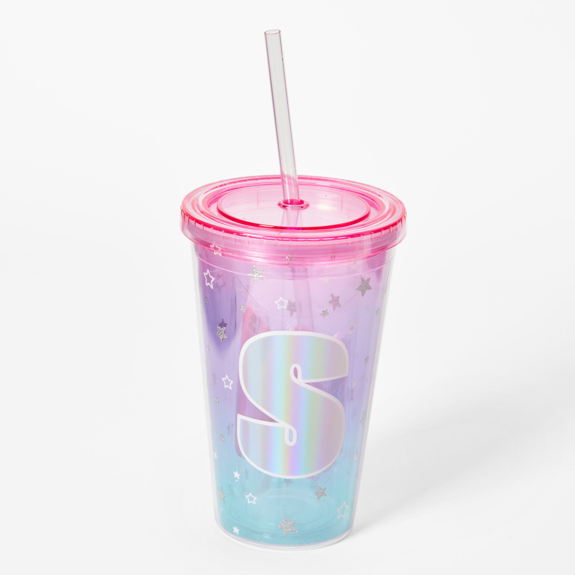 Initial Tumbler - Pink, S,