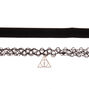 Harry Potter&trade; Deathly Hallows Velvet Choker - Black,