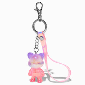Holographic Bear Keychain,