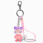 Porte-cl&eacute;s ours holographique,