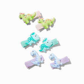 Claire&#39;s Club Dinosaur Hair Clips - 6 Pack,