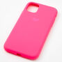 Coque de portable c&oelig;ur rose fluo - Compatible avec iPhone&reg;&nbsp;11,