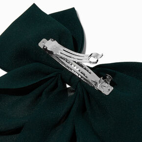 Dark Green Hair Bow Clip,