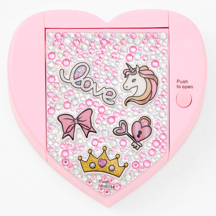 Claire&#39;s Club Princess Bling Pink Mechanical Lip Gloss Set,