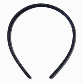Serre-t&ecirc;te bouffant fin bleu marine,