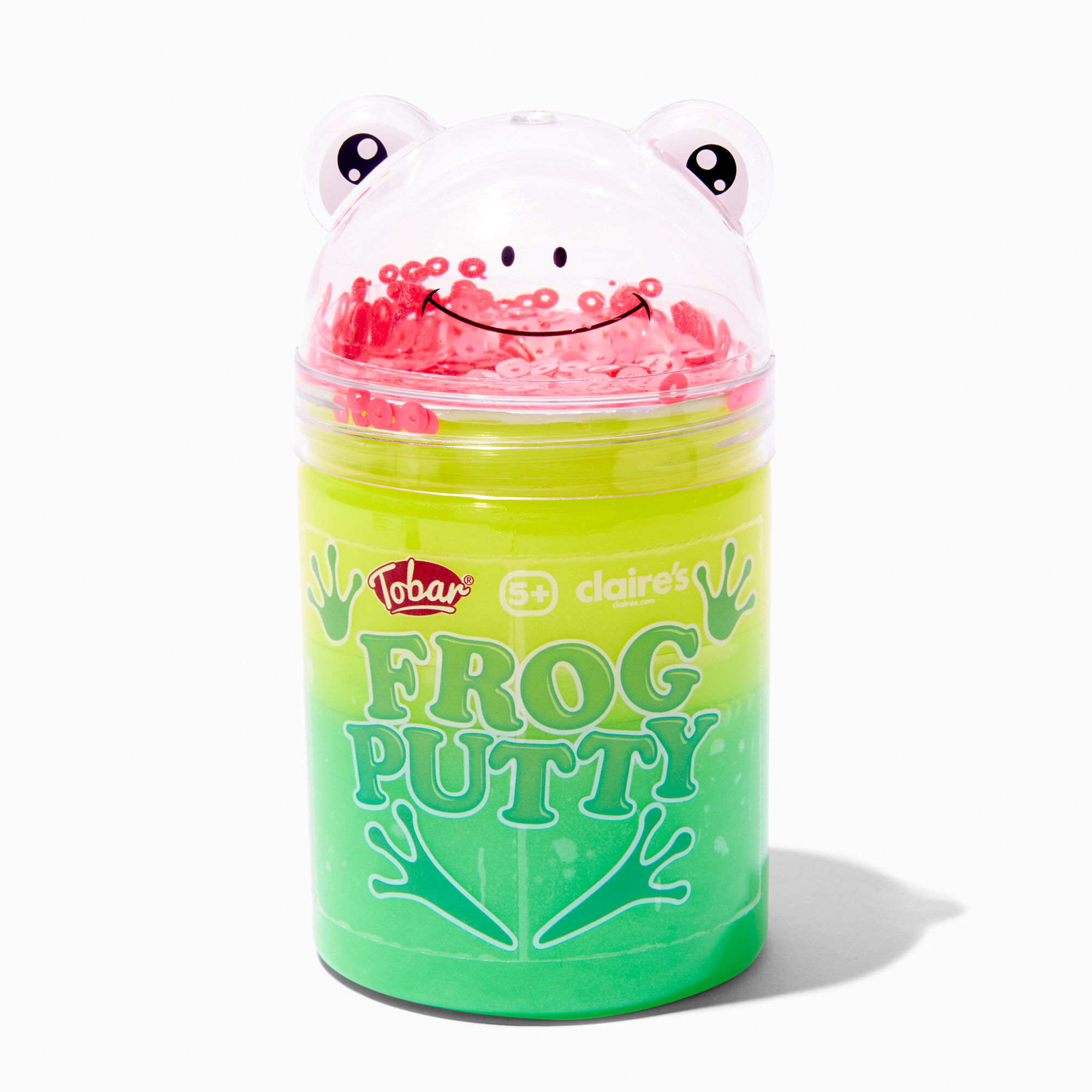 View Claires Exclusive Frog Putty Green information