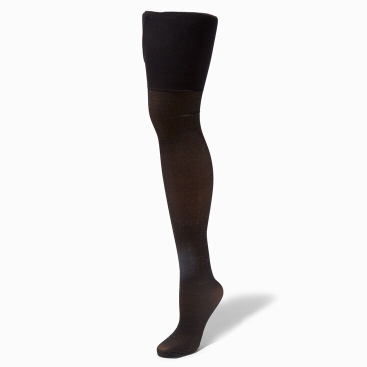 Collants en r&eacute;sille noirs - S/M,