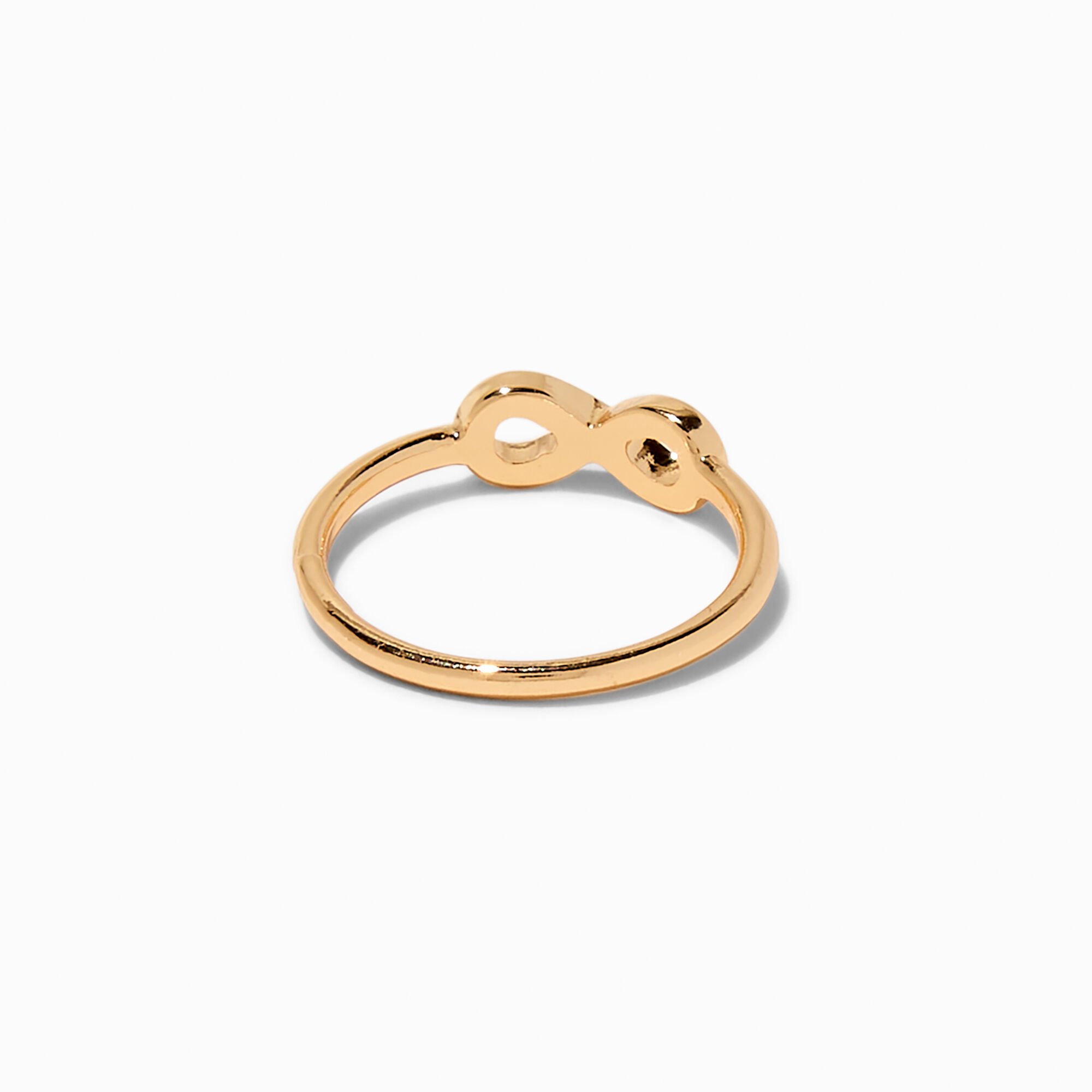 Gold-tone Infinity Ring,