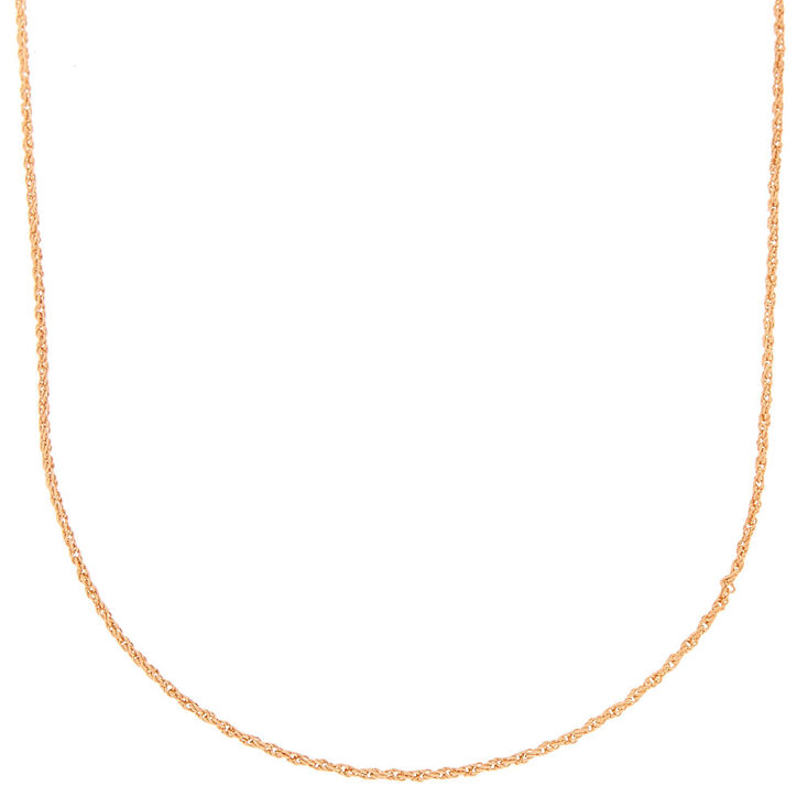 Claire's Collier volumineux en corde torsadée couleur doré