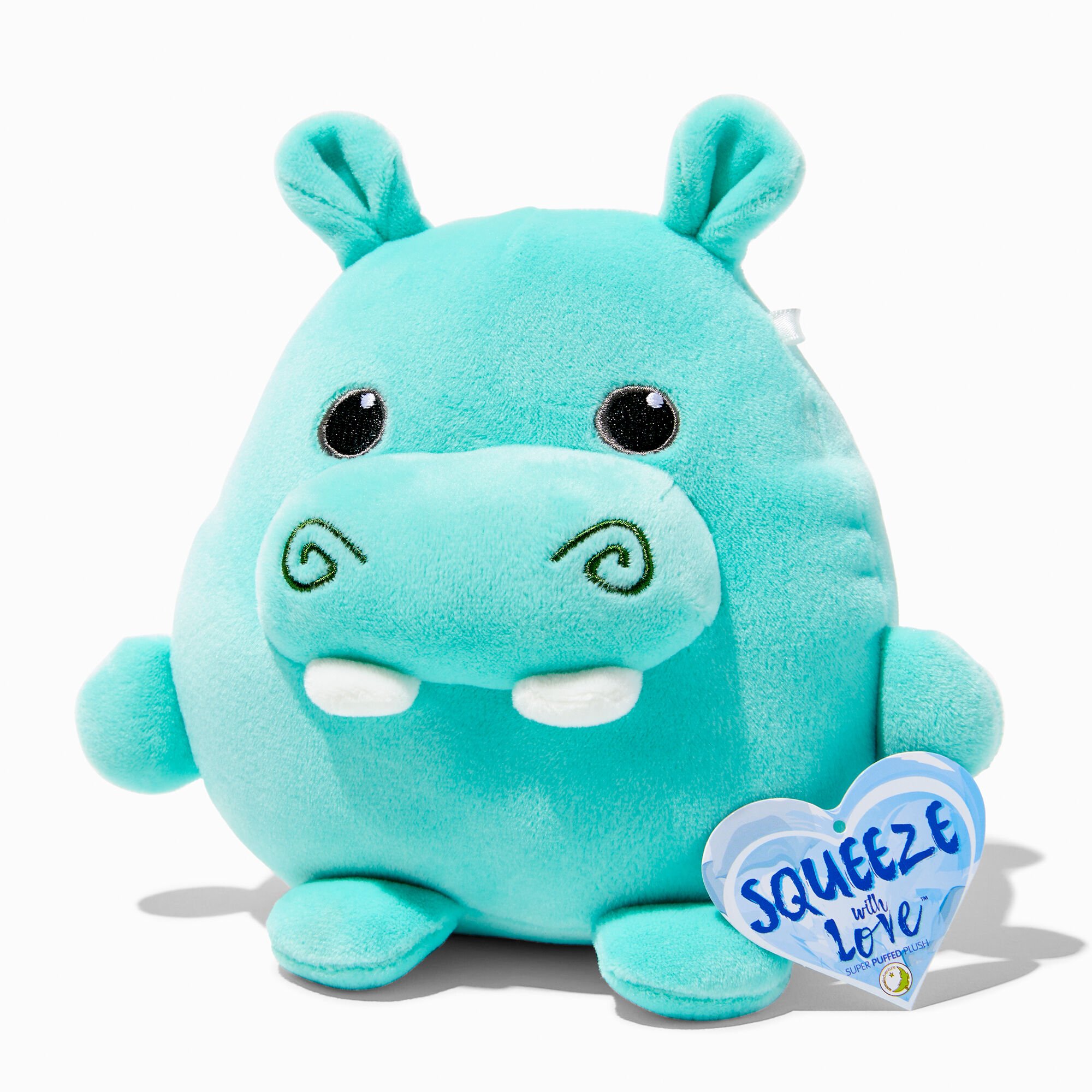 Blue hippo stuffed animal online