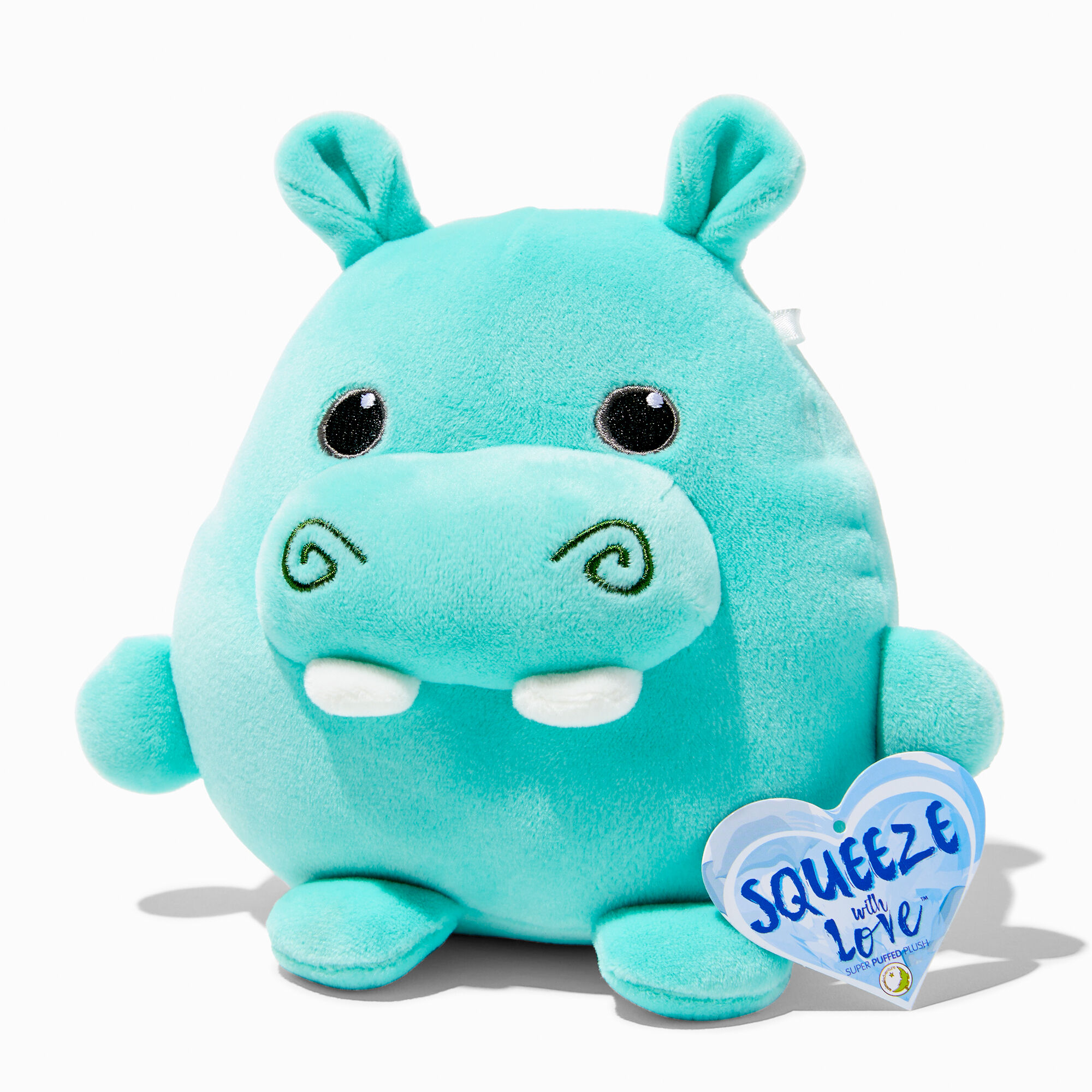 View Claires Squeeze With Love 5 Hippo Soft Toy information