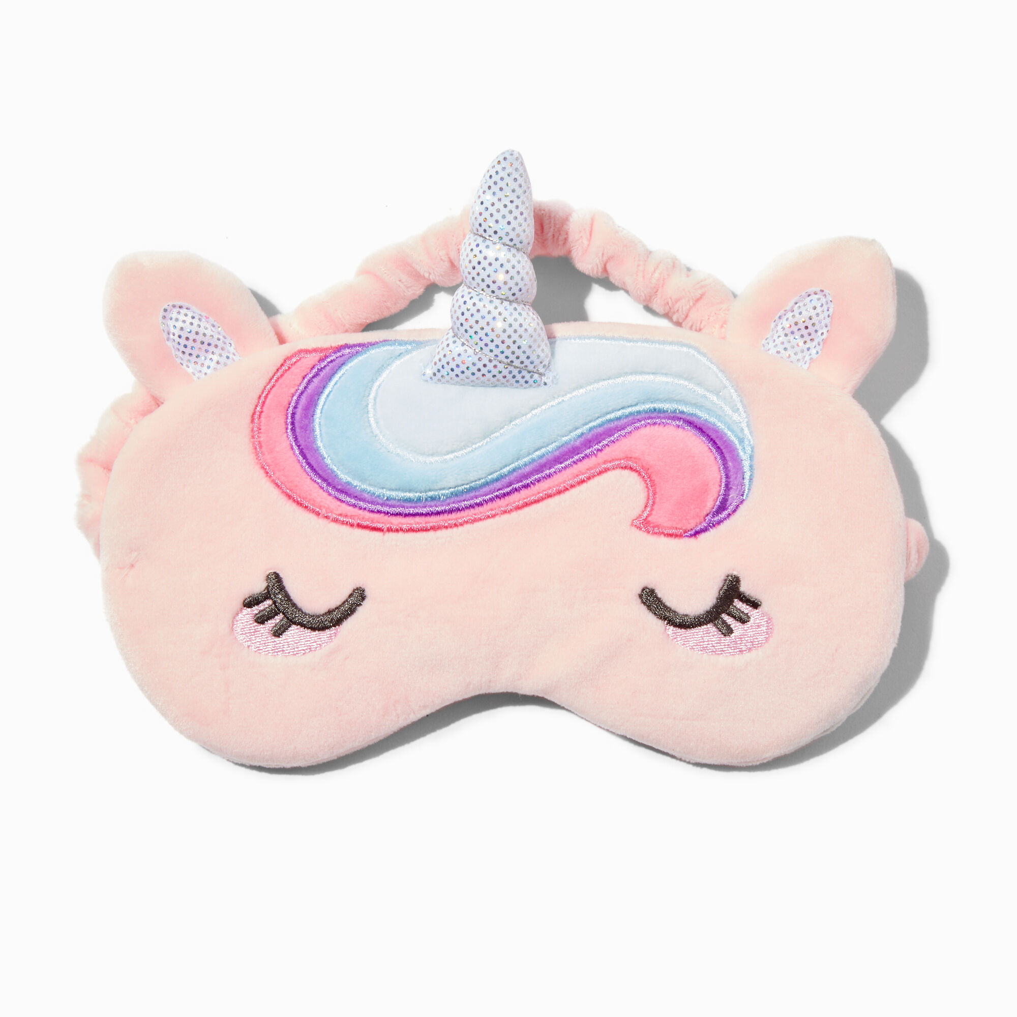 View Claires Chubby Unicorn Plush Sleeping Mask information