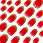 Watermelon French Tip Stiletto Press On Vegan Faux Nail Set - 24 Pack,