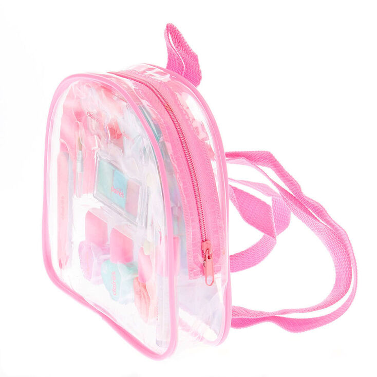 Palette compacte de maquillage style sac &agrave; dos &agrave; paillettes pastel Claire&#39;s&nbsp;Club,