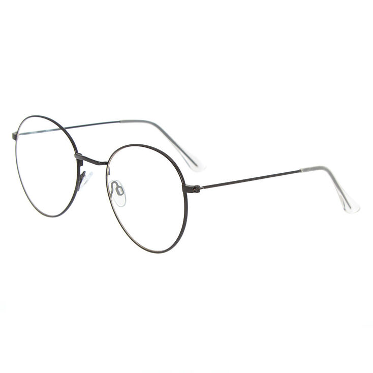Claire's Lunettes ronde en métal noir