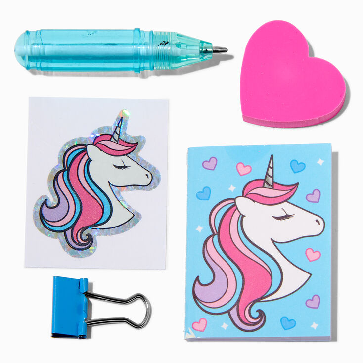 Unicorn Mini Foil Stationery Set,