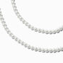 Classic 3mm White Pearl 60&quot; Long Necklace,