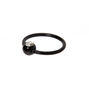Faux piercing cartilage pierre 20&nbsp;g couleur titan&eacute; et couleur h&eacute;matite,