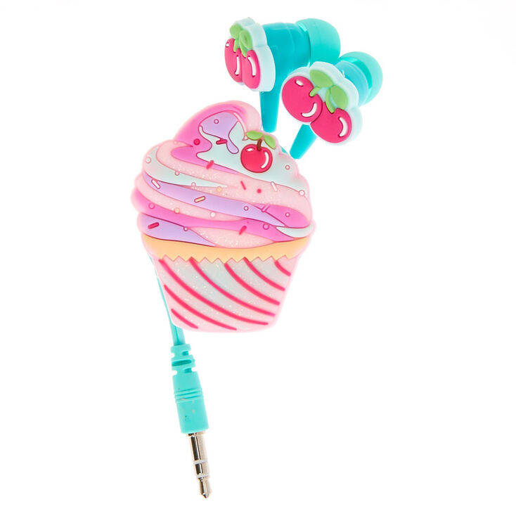 Cupcake Earbuds with Winder,