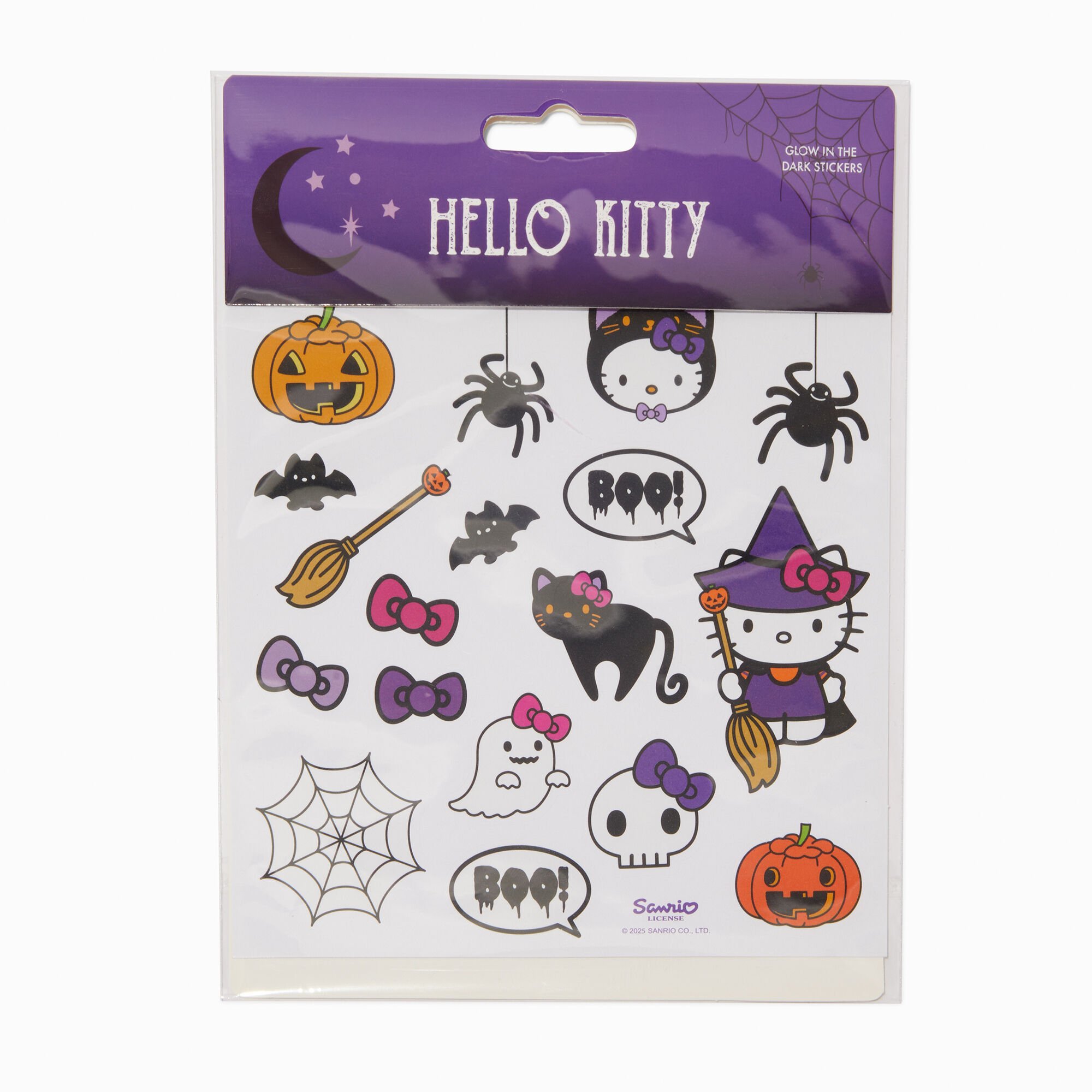 Hello Kitty® Halloween Glow in the Dark Sticker Sheet,