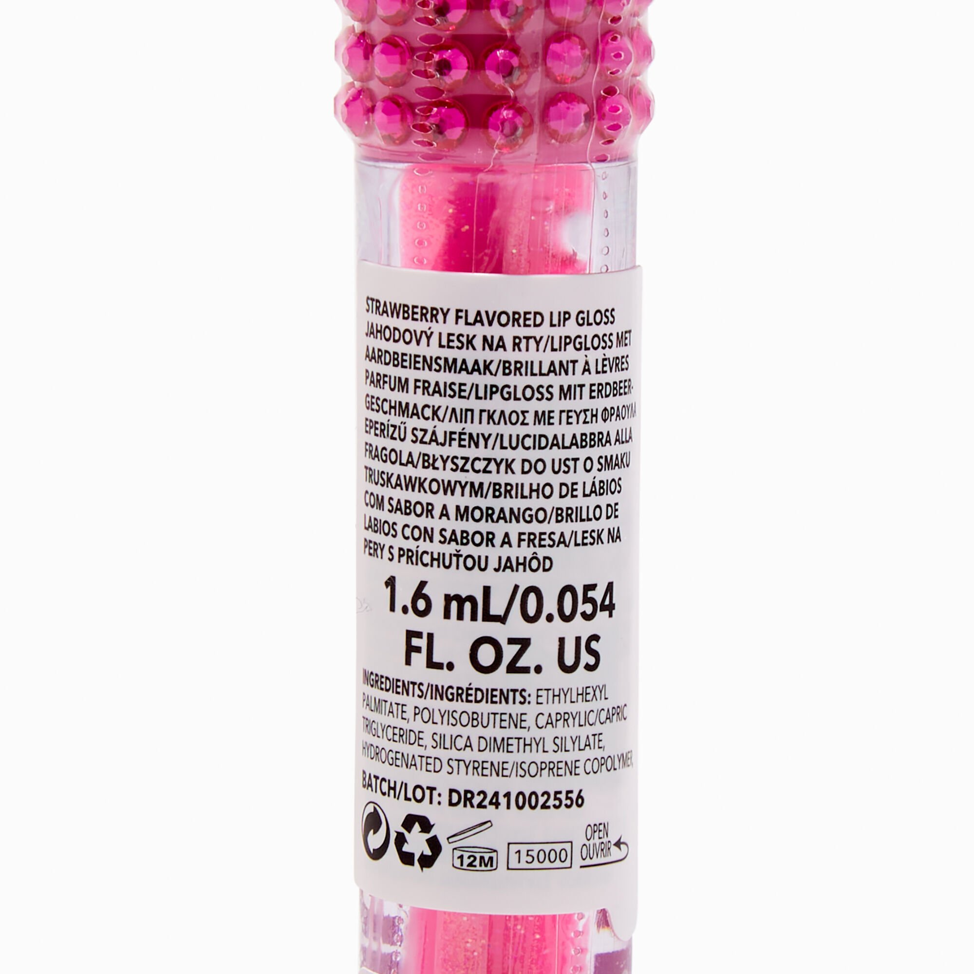 Pink Bling Glitter Lip Gloss Wand,