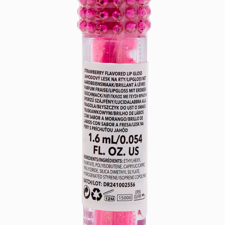 Pink Bling Glitter Lip Gloss Wand,