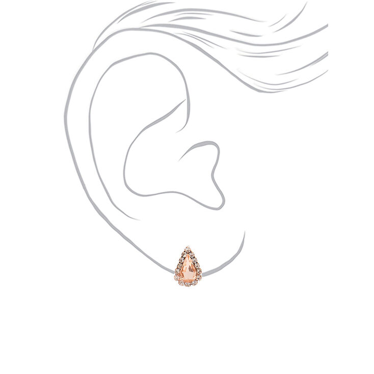 Rose Gold Teardrop Jewelry Set &#40;3 Pack&#41;,