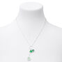 St. Patrick&#39;s Day Drop Pendant Chain Necklace - Green,
