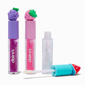 Fruit Charm Lip Gloss Set - 3 Pack,