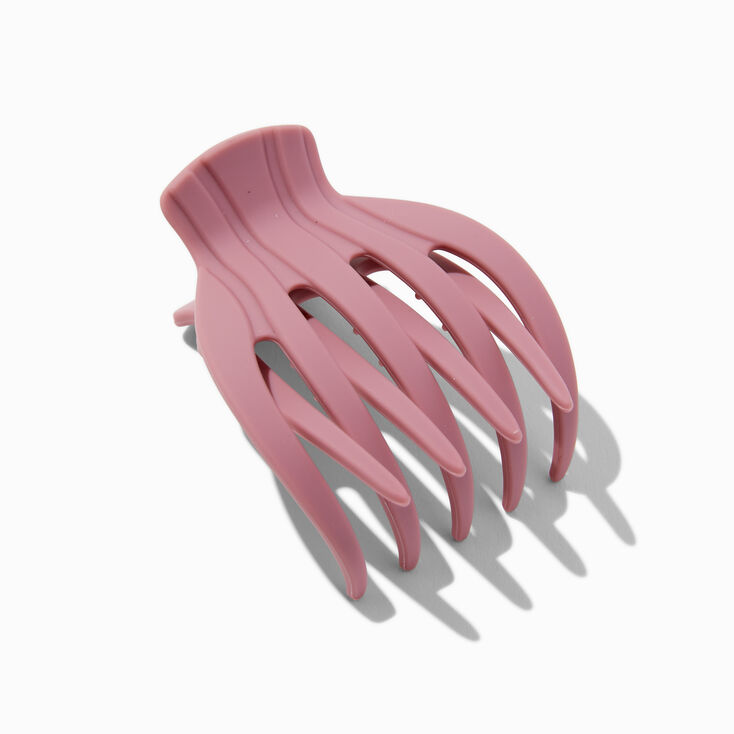 Mauve Fingers Yoga Hair Claw,