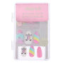 Lot de 24 faux ongles licorne arc-en-ciel,