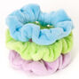 Claire&#39;s Club Small Pastel Velvet Hair Scrunchies - 3 Pack,