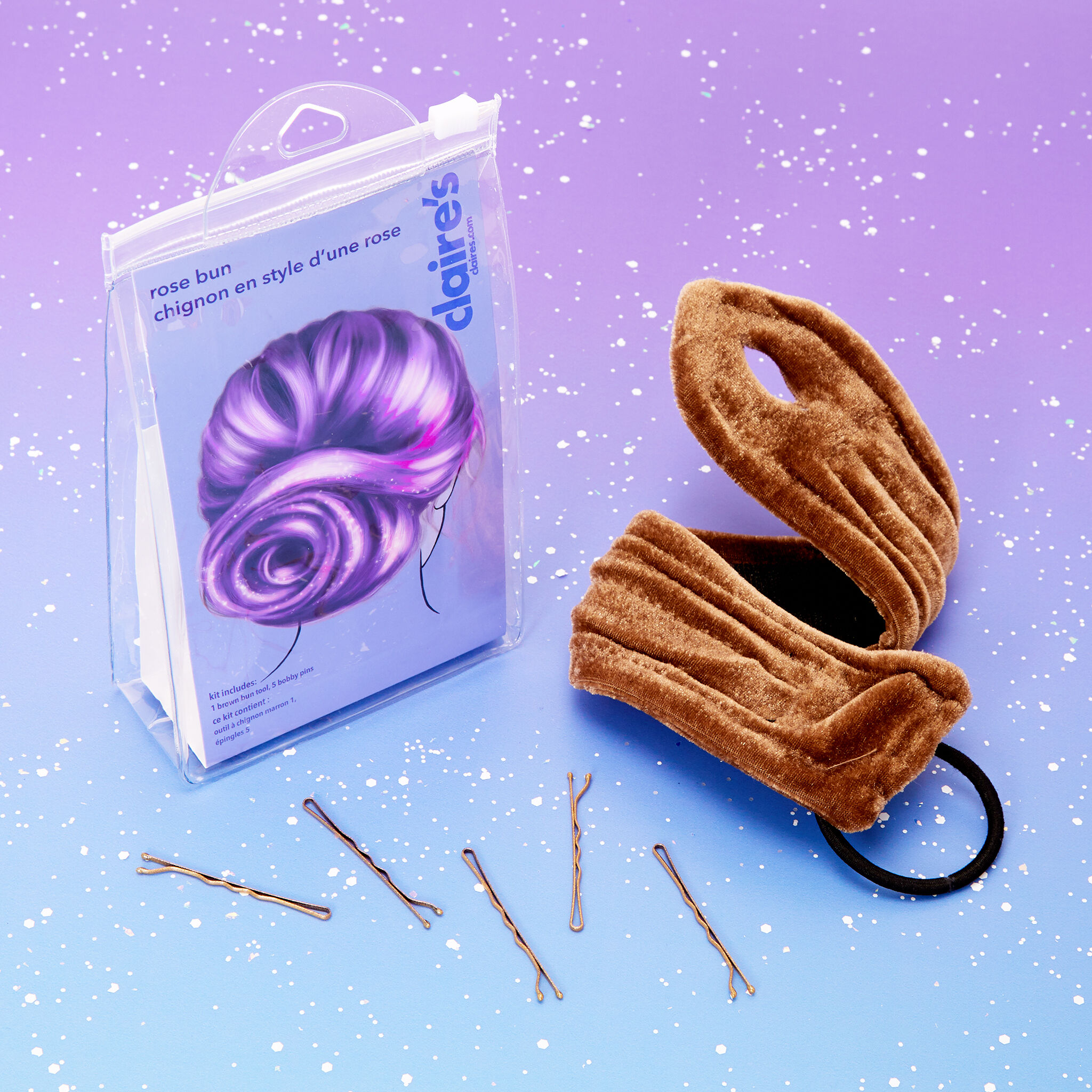 Rose Bun Hair Tools Kit,