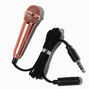 Mini microphone - Couleur dor&eacute; rose,