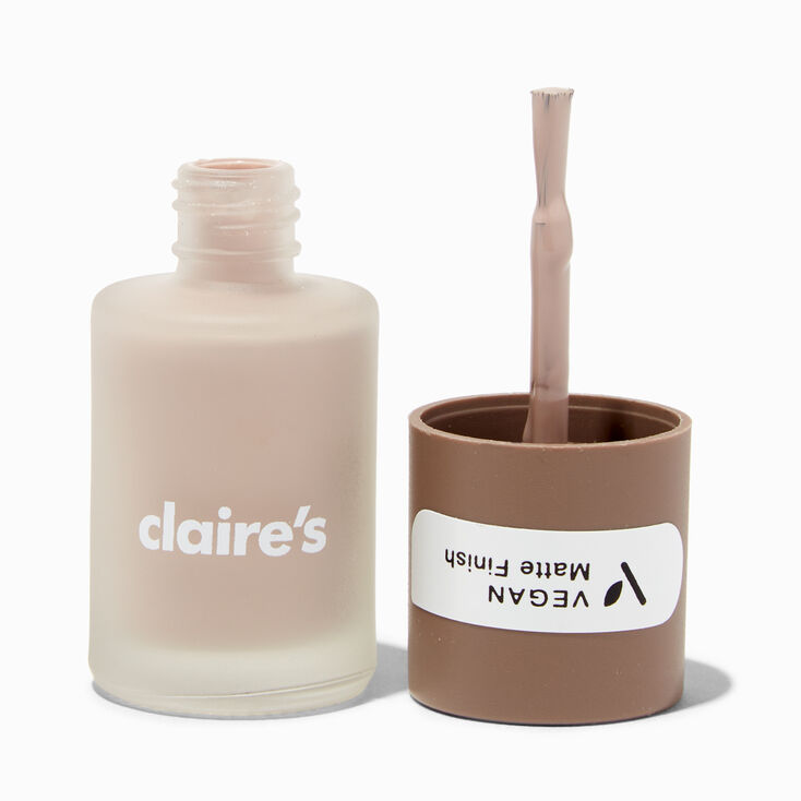 Vegan Matte Effect Nail Polish - Nude,