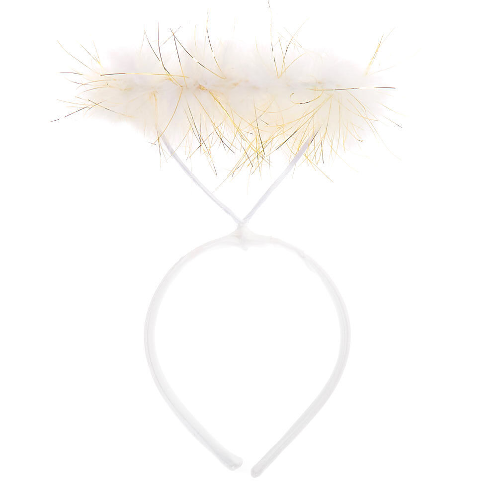 Claire's Club Angel Halo Headband - White,