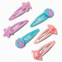 Claire&#39;s Club Bling Seashells Snap Hair Clips - 6 Pack,