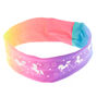 Bandeau de danse arc-en-ciel licorne,