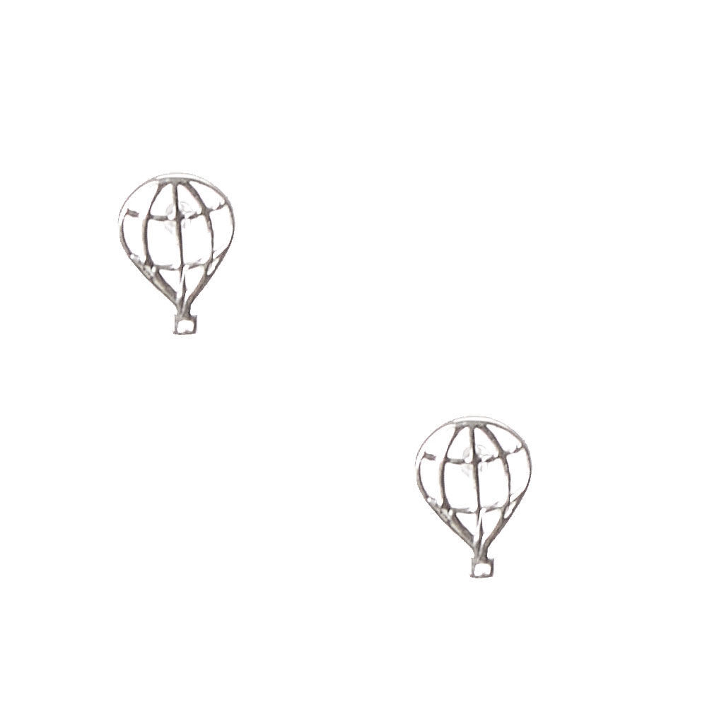 MM Sterling Silver Hot Air Balloon Earrings,